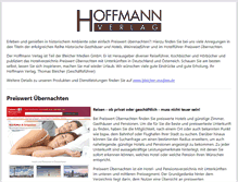 Tablet Screenshot of hoffmann-verlag.de